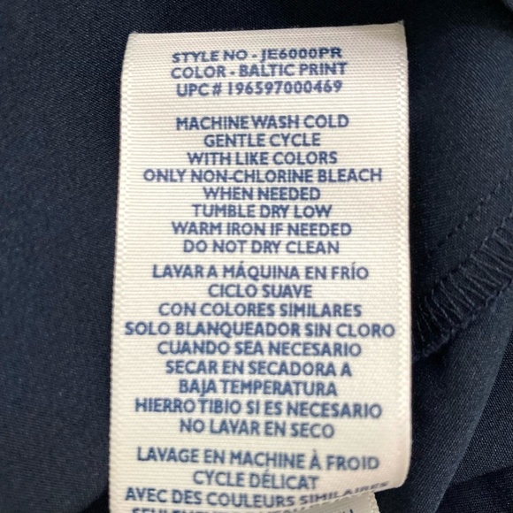 Joie Thelen Blue & Gray Baltic Print Flowy Sleeveless Mini Dress - Picture 15 of 15